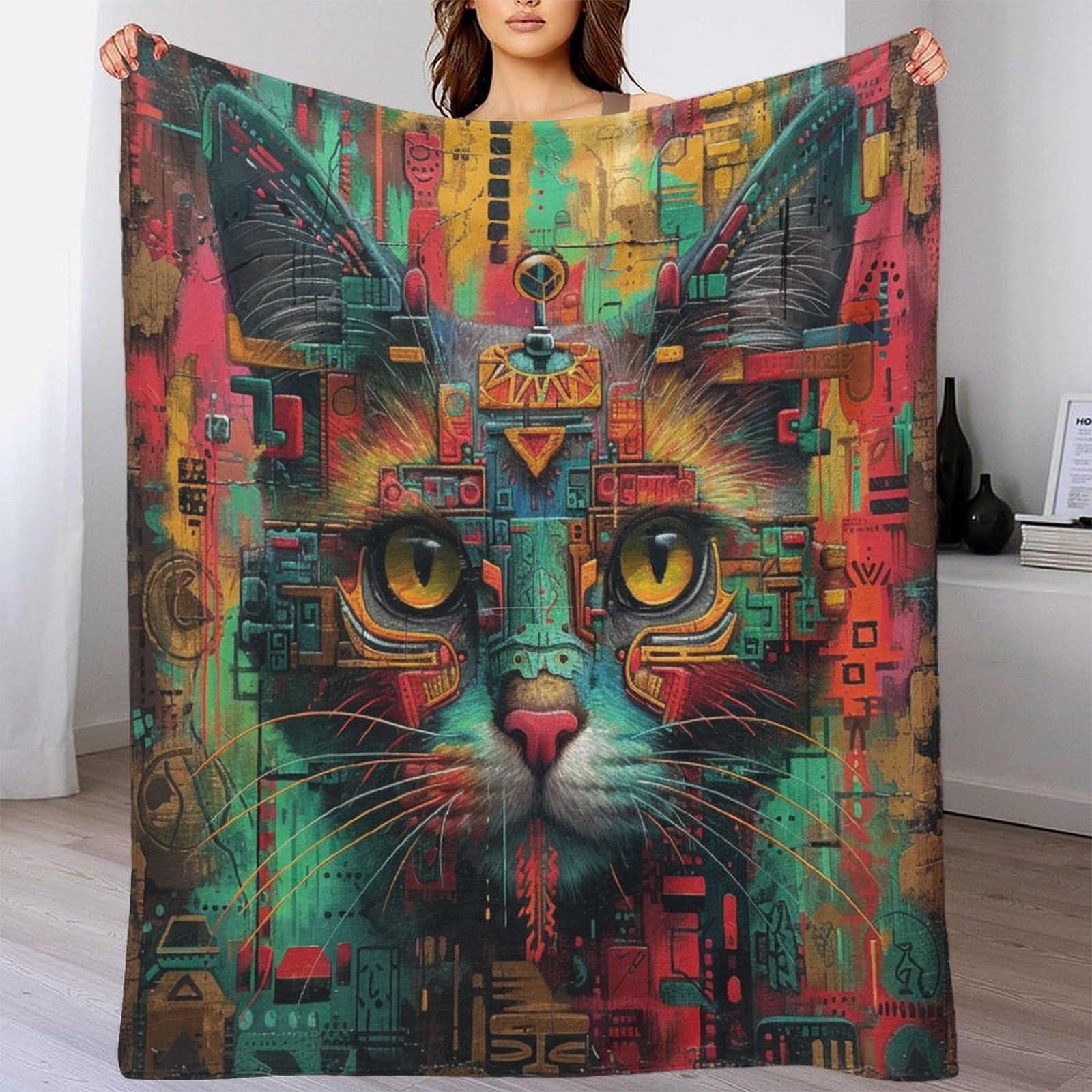 Coperta morbida in pile di flanella, ideale come regalo di compleanno per amici, familiari, regalo di Natale per amici e partner, coperta natalizia per divano e letto, 200 x 230 cm