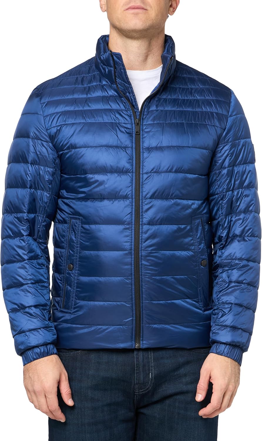 BOSS Men's Lightweight Soft Shell Puffer Jacket