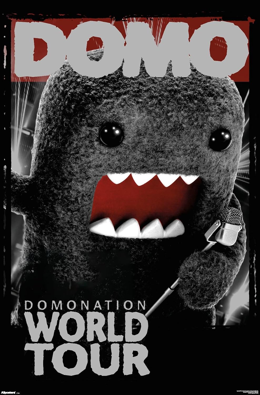 Domo - Domonation World Tour Wall Poster, 34L" x 22.4W", Premium Unframed Version