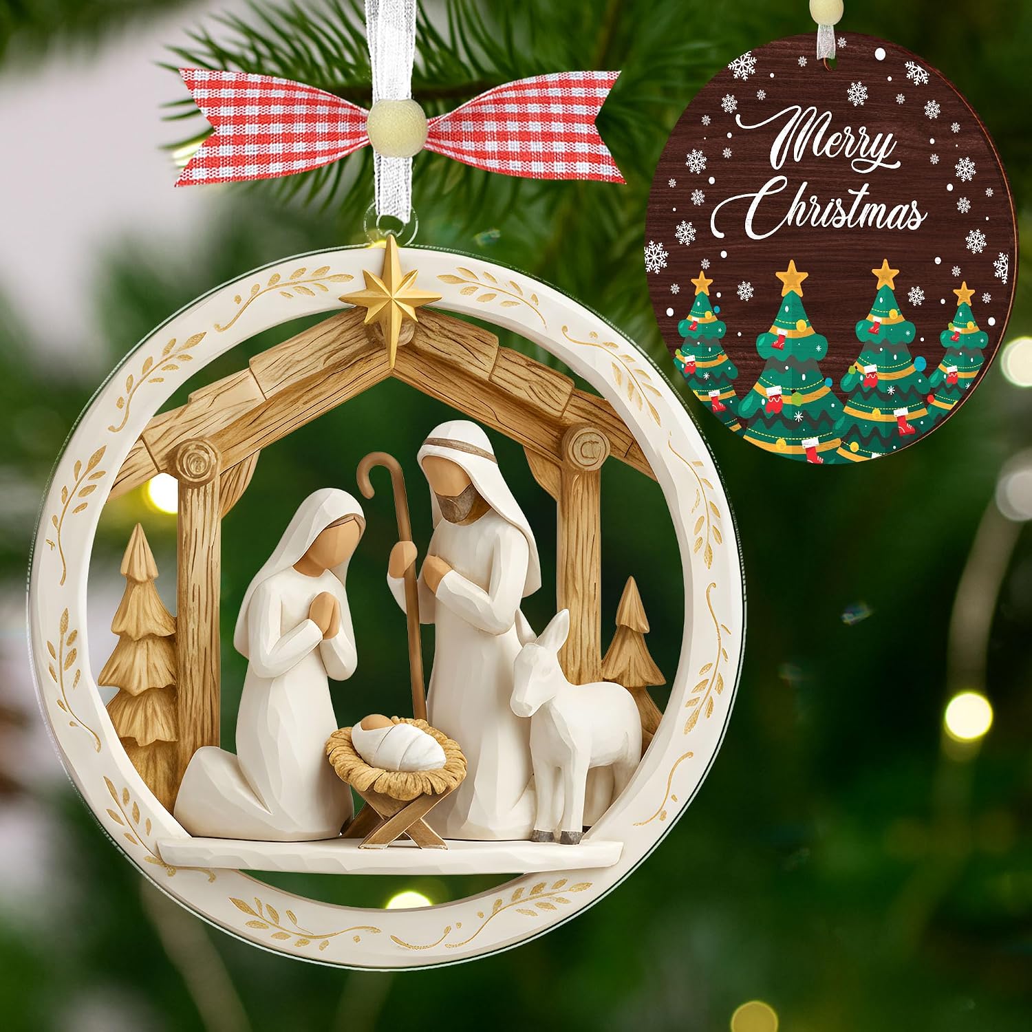 Thank You Gift for Women – Thank You Ornament, Appreciation Pocket Hug, Card – Farewell Gift for Coworker, Retirement Gifts for Women Men Teacher Boss Nurse, Never Forget the Difference You Make HH674