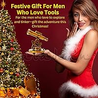 Vista 4 de Telescopio decorativo Alidade de latón de 4 pulgadas con brújula base regalos (4 pulgadas)