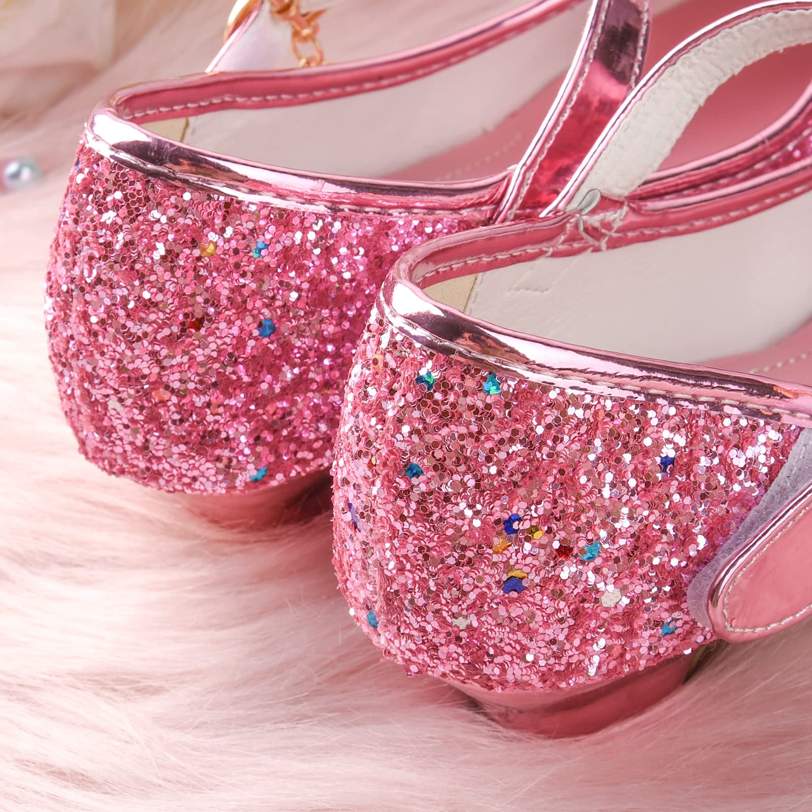 JerrisApparel Prinzessin Schuhe Mädchen Karneval Party Hochzeit Mary Janes