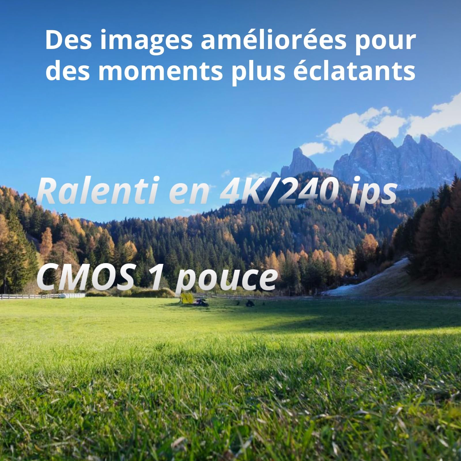 Bundle Standard DJI Osmo Pocket 4, caméra vlog de Poche avec nacelle, capteur CMOS 1 Pouce et 4K/240 IPS, stabilisation sur 3 Axes, Stockage intégré de 107 Go, caméra vidéo pour la Photographie