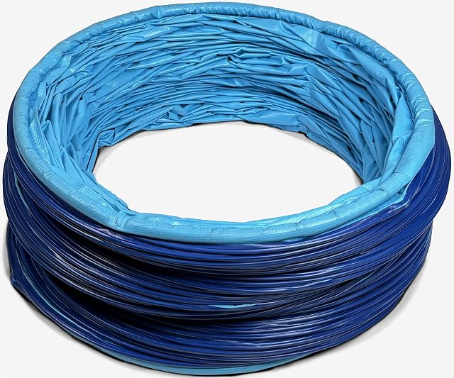 Foto 6 de 8 de Callieway® Dog Agility Tunnel - Túnel de agilidad para perros (incluye sacos de arena incluidos), color azul…