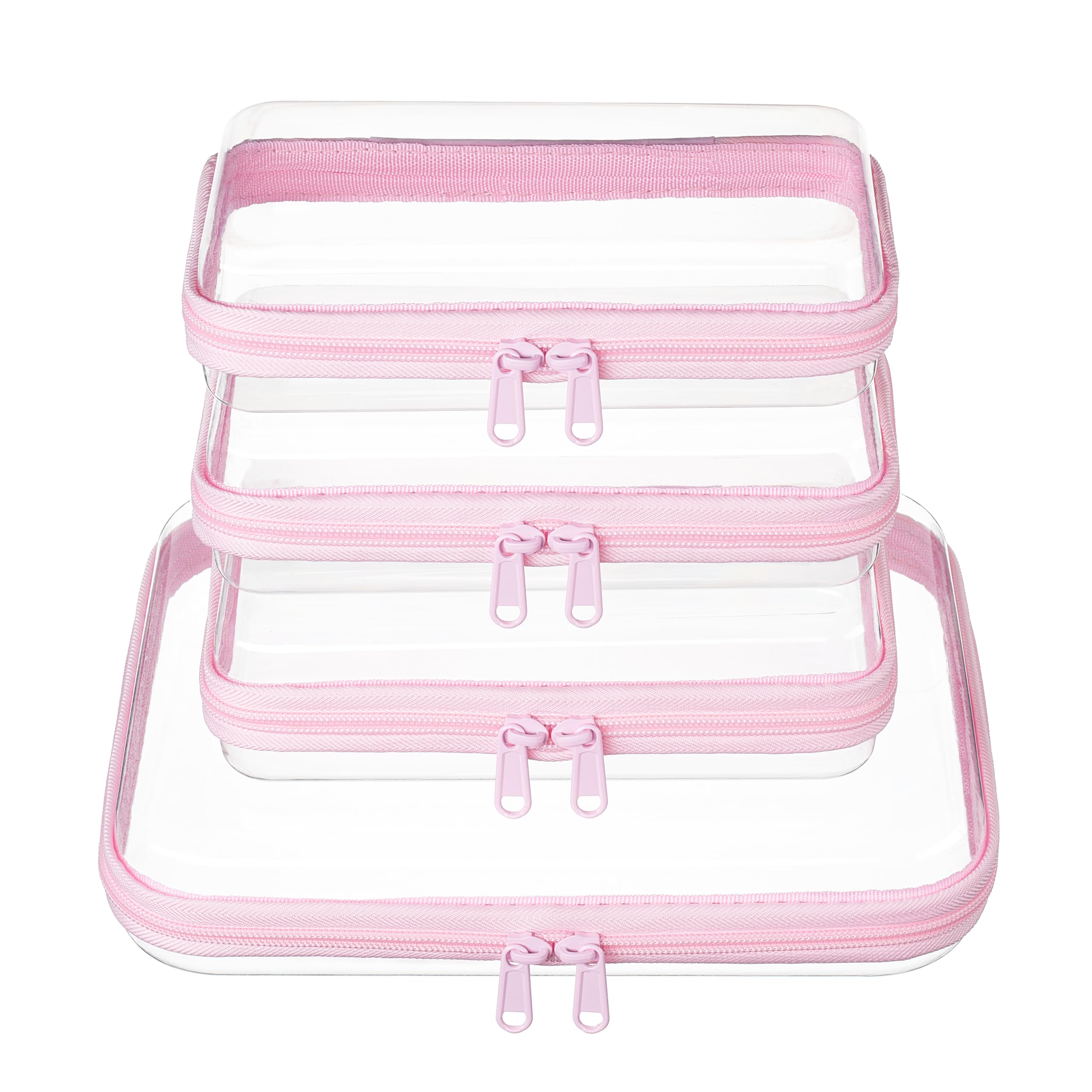 Clear Zipper Pouches - Organize Travel & Home -21