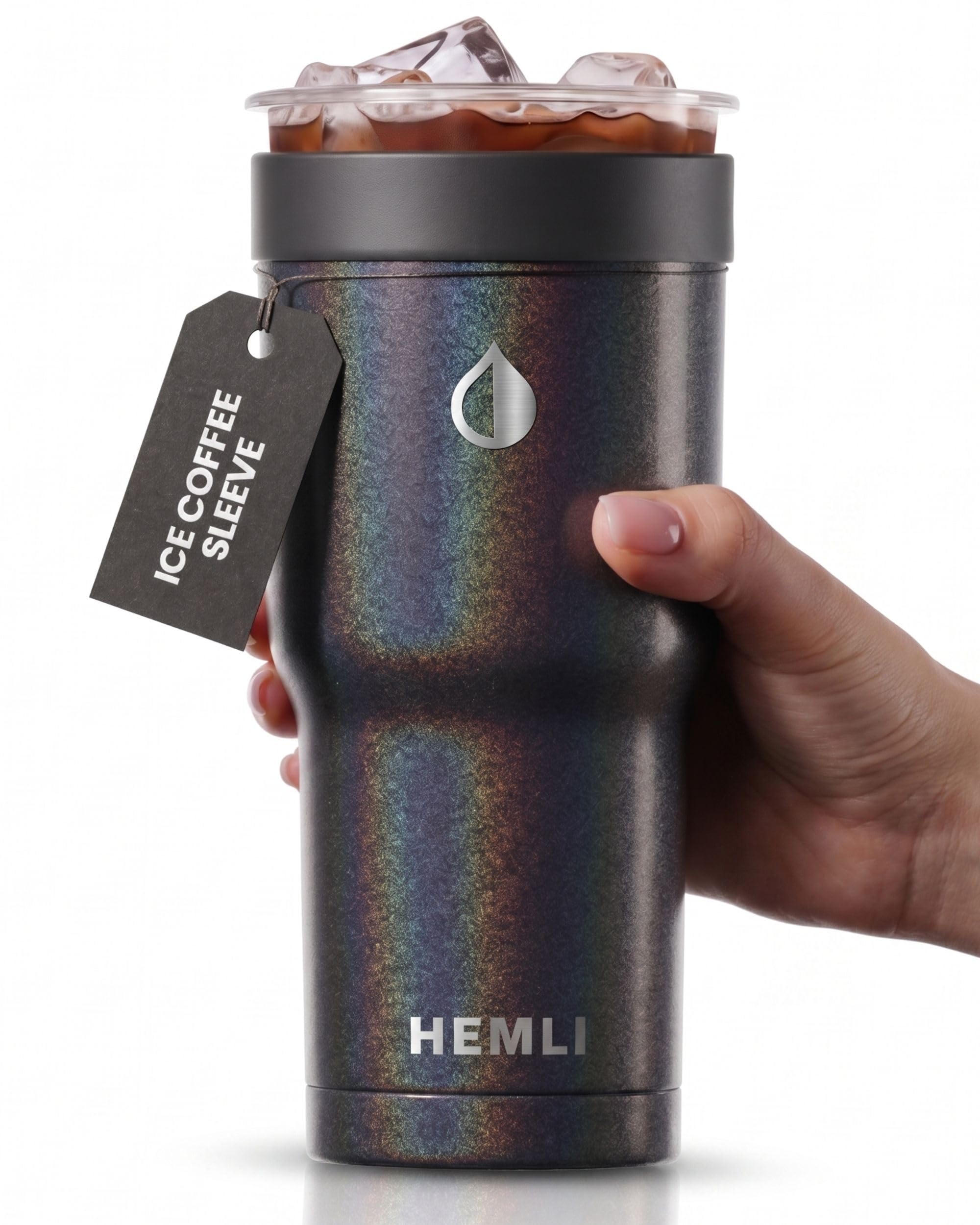 Amazon.com: HEMLI Universal Ice Coffee Sleeve Insulator - Insulated Iced  Coffee Holder To Go, Insulated Cup Holder for Starbucks Dunkin Donuts  McDonalds, Reusable Coffee Sleeve: Home & Kitchen