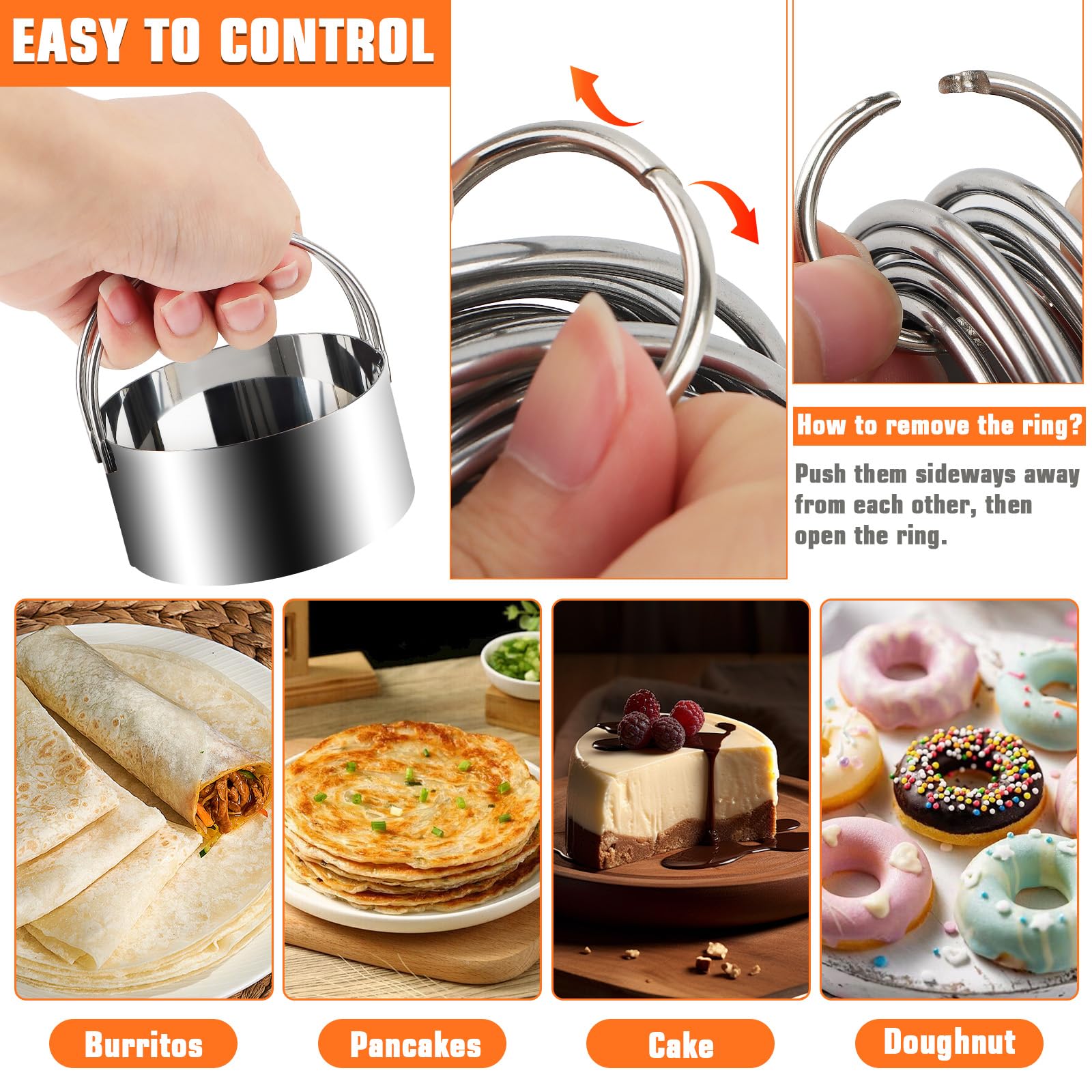 Lot de 10 emporte-pièces en acier inoxydable avec emporte-pièce, 5 emporte-pièces pour biscuits, coupe-pâte, tamis à farine, tapis de cuisson et passoire en maille fine pour la cuisson des cookies et