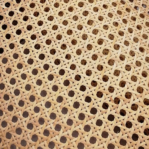 Miniatura 7 de Queenbox 19.7 x 23.6 pulgadas, malla abierta de ratán de malla de malla de material de red de mimbre para muebles, gabinetes, sillas, asientos,