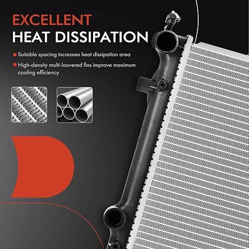 Miniatura 5 de A-Premium Conjunto de radiador de refrigerante del motor compatible con Volkswagen Passat 2012-2018 2.5L