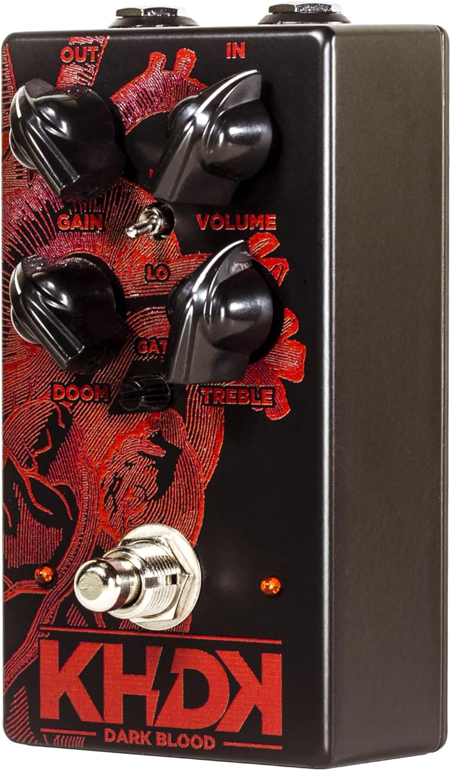 KHDK Dark Blood KHDK's Evil Pedal, Dark Blood, Delivers Evil, Merciless Amp Distortion