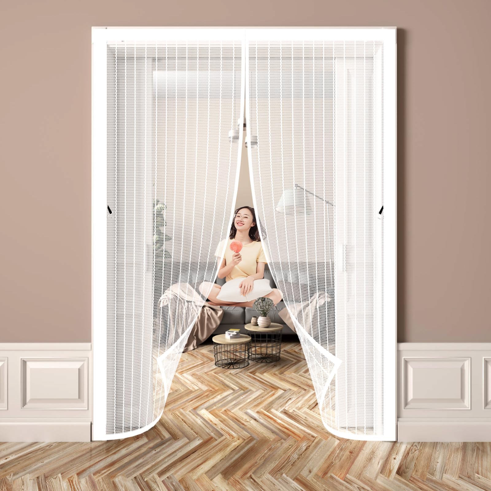 Fly Screen Door 75 X 190 Cm Durable & Breathable, Insects To Keep Bugs - View #8