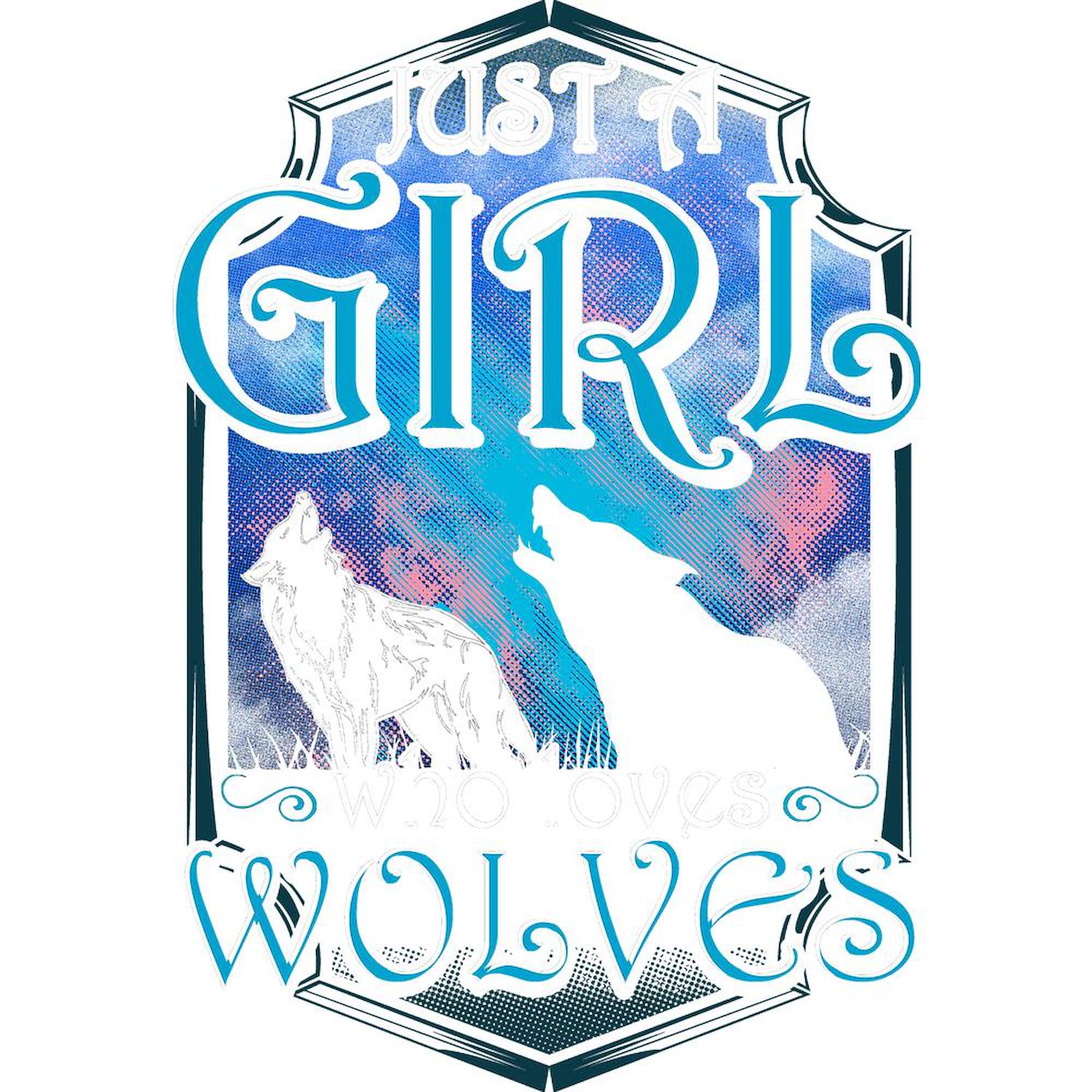 CafePress Cute Just A Girl Who Loves Wolves Twin Duvet Cover, Printed Comforter Cover, Unique Bedding,