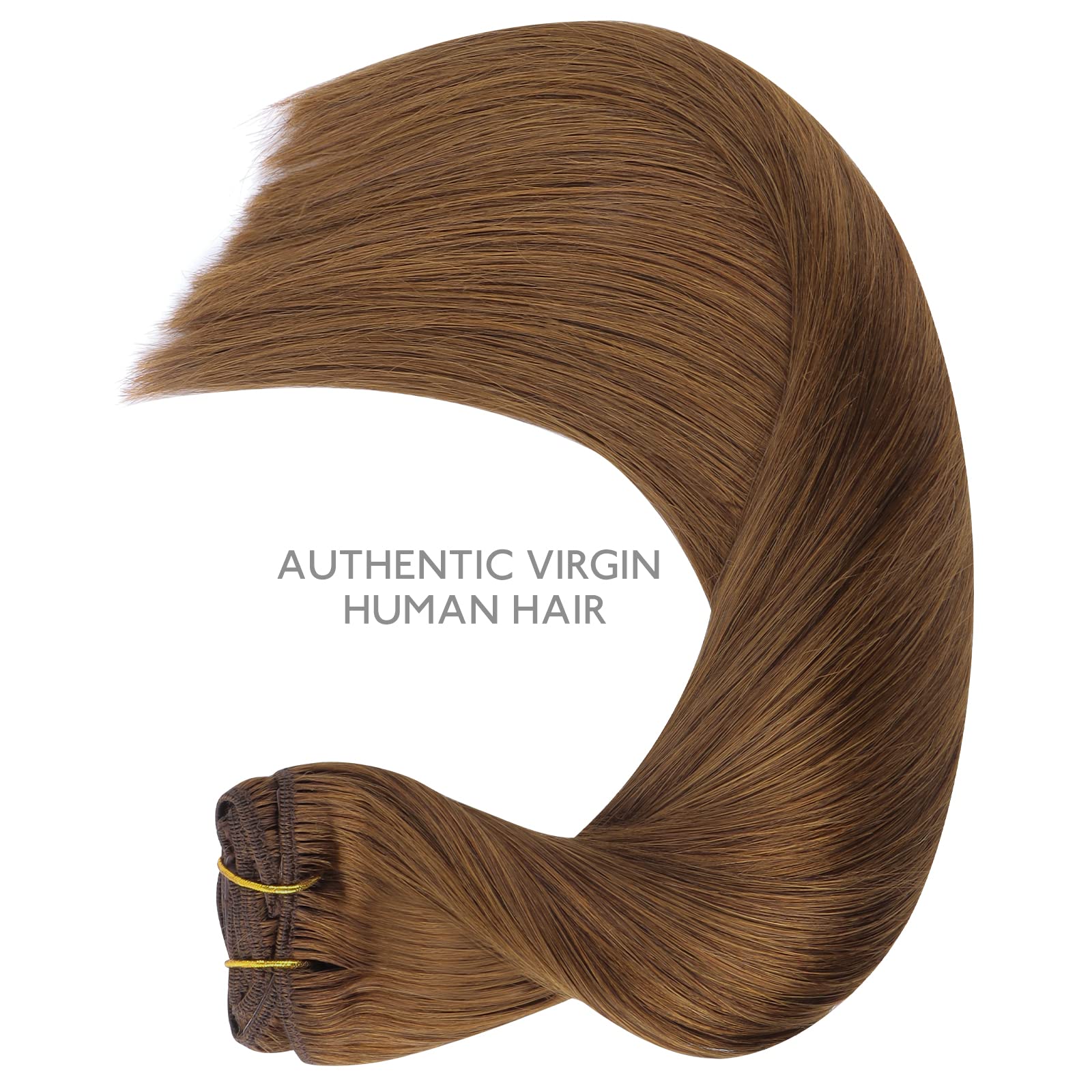 WENNALIFE Clip in Hair Extensions Human Hair 16 Inch 120g 7pcs Dark Brown Hair Extensions Clip in for Women Real Human Hair Double Weft Rallonge Cheveux Humain Extension Real Hair Extensions — view 112