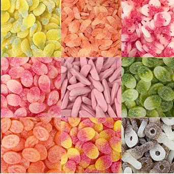 Swedish Candy Sour Pick and Mix Choose Any 6 Flavors Trendy TikTok Sweets with, S-Marke & More Imported Sour Treats Sampler