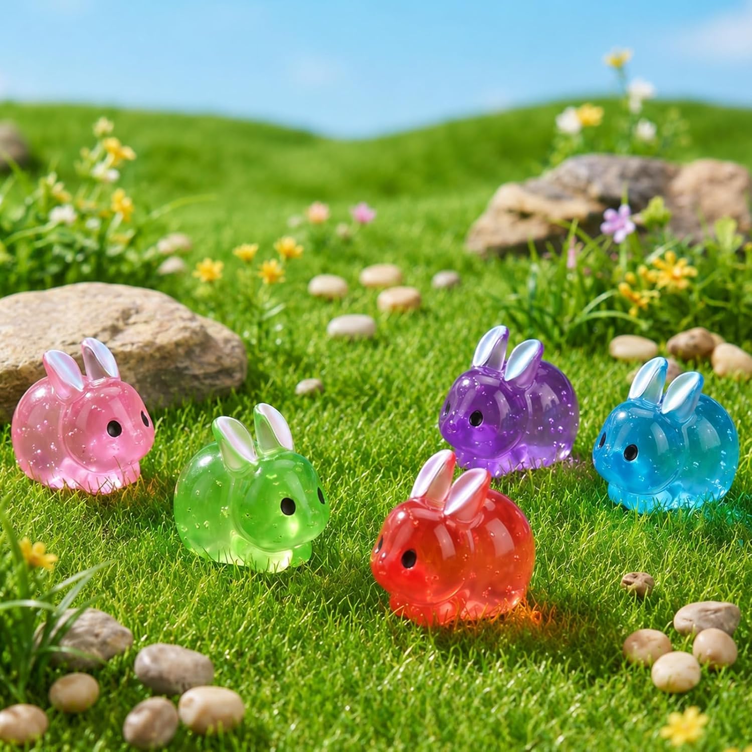 Cute Tiny Rabbit Resin Silicone Mold, Mini Rabbit Silicone Mold