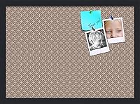 Vista 50 de PinPix Tablero de anuncios de corcho de 20 x 14 pulgadas. Este tablero decorativo enmarcado viene con diseño de círculos B W y un marco negro