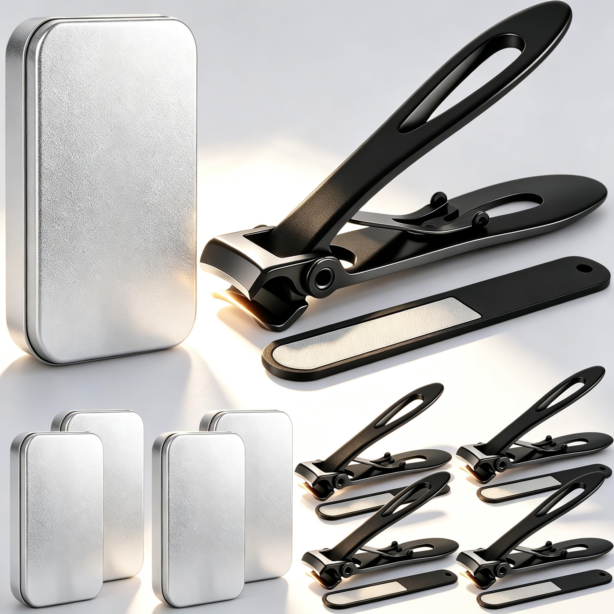 Cortaúñas grueso de 15 mm de ancho, cortador de uñas para uñas gruesas de acero inoxidable, cortaúñas de los pies resistente con cuchillas curvas, cortaúñas grandes para hombres, personas mayores y