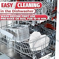 Vista 8 de Molde de corazón rompible – Moldes de corazón flexible de silicona para hornear y congelar, molde para pasteles resistente al calor