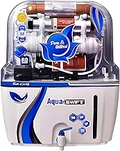 Aqua X Pure Swift RO+LED UV+UF+Copper with Zinc Technology | 12 Stage Advance Purification | High TDS RO Membrane | TDS with Taste Controller | 15L Storage Tank | 1 Year Warranty*.