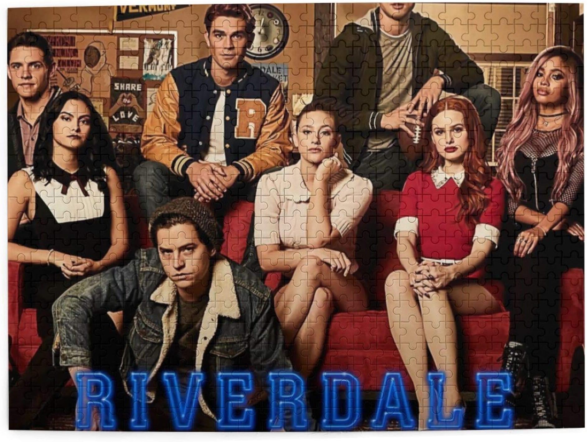 RbertRSalazars Puzzle 500 Piece Riverdale Puzzle Game Jigsaw Puzzles Wooden Fit Together Perfectly Set Interesting Toys Handmade Puzzles Personalized Gifts for Adults and Kids