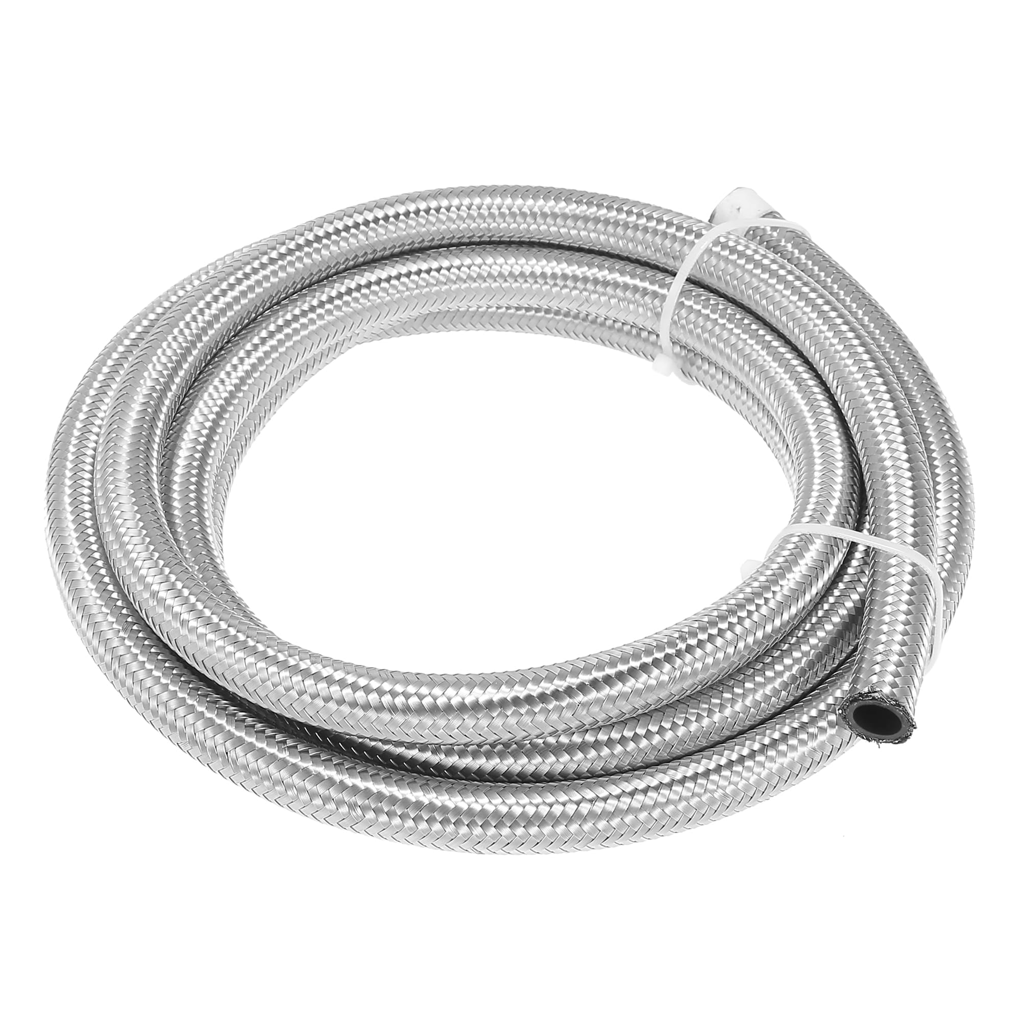 X AUTOHAUX 10Ft 8AN intrecciato in acciaio inossidabile CPE olio combustibile tubo flessibile