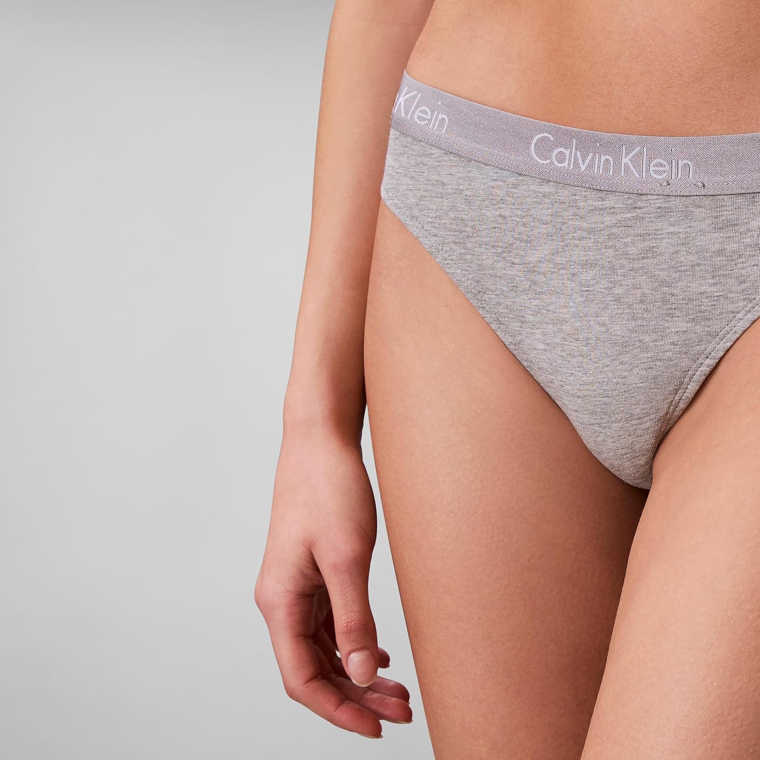 Calvin Klein Women's Motive Cotton Multipack Thong Panty (3 Pack) - Image 3