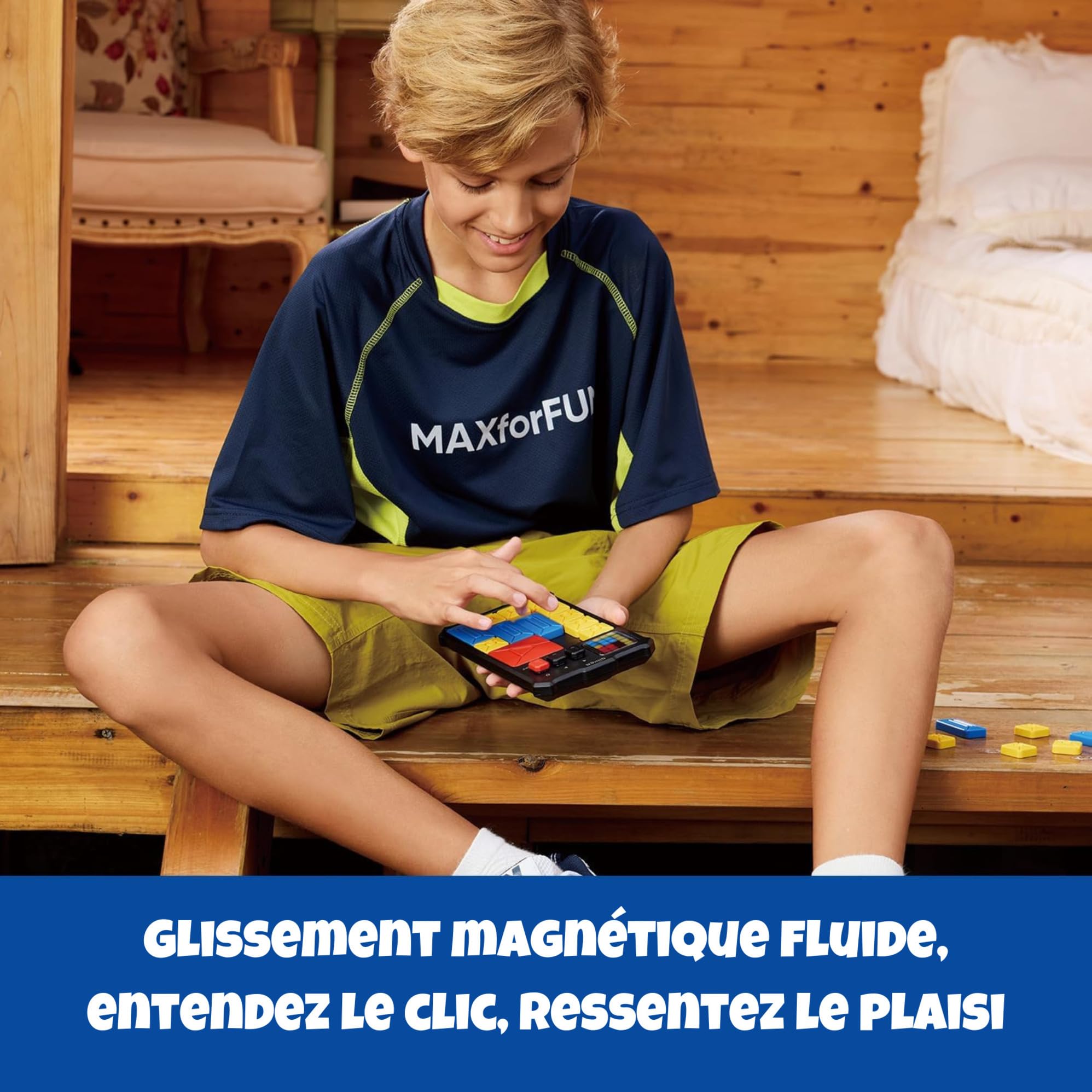 GiiKER Super Slide Puzzle Games, Plus de 500 défis Originaux, Casse-tête, Jouets pour Enfants et Adolescents, Jeux de Voyage, Cadeaux d'anniversaire, activités pour Les Voyages en Voiture