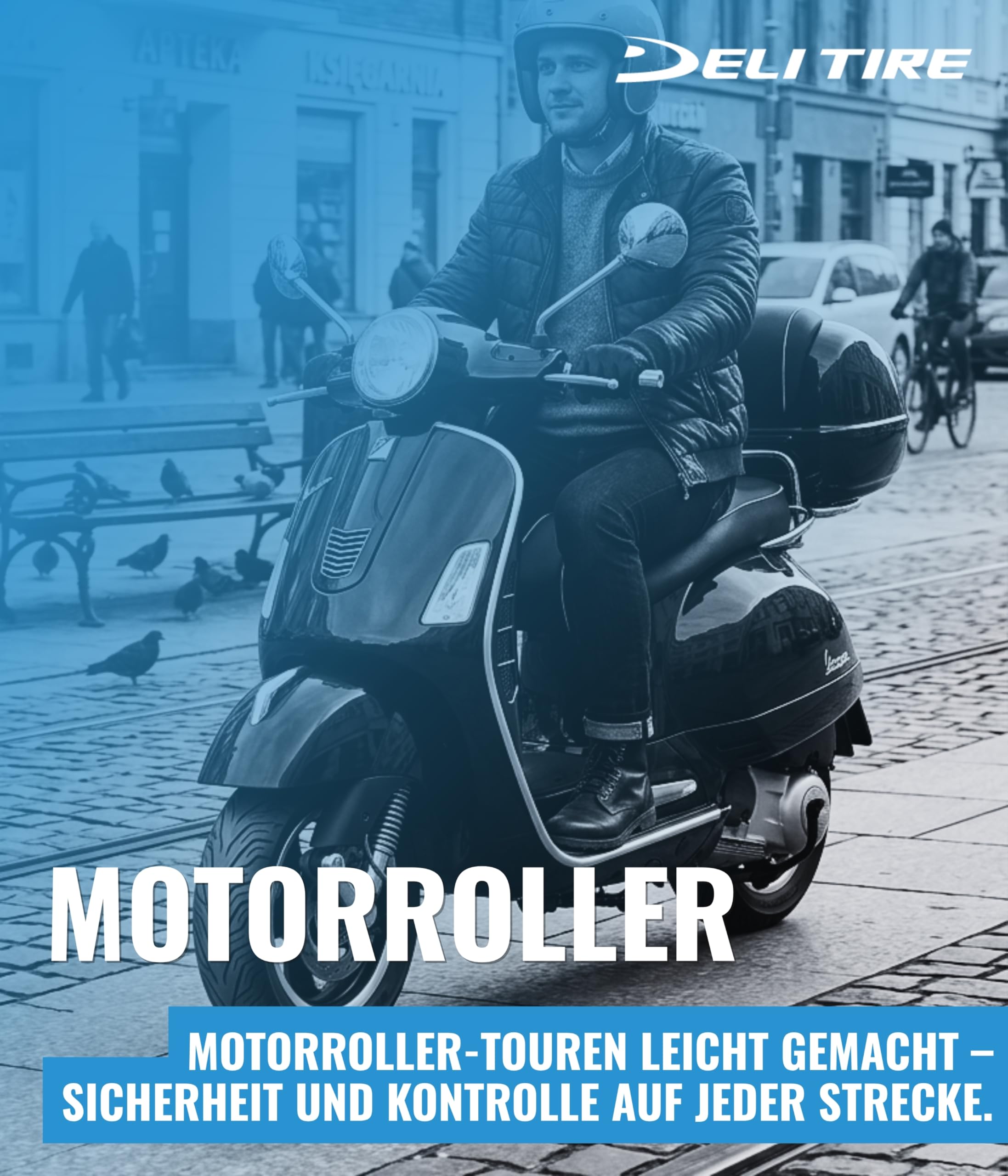 Pneu Deli 130/70-16 TL Urban Grip Scooter