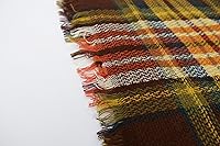 Vista 67 de Wander Agio - Bufanda envolvente con diseño a cuadros o triangular para mujer, cálida y larga, de punto, sensación de cachemira, chal