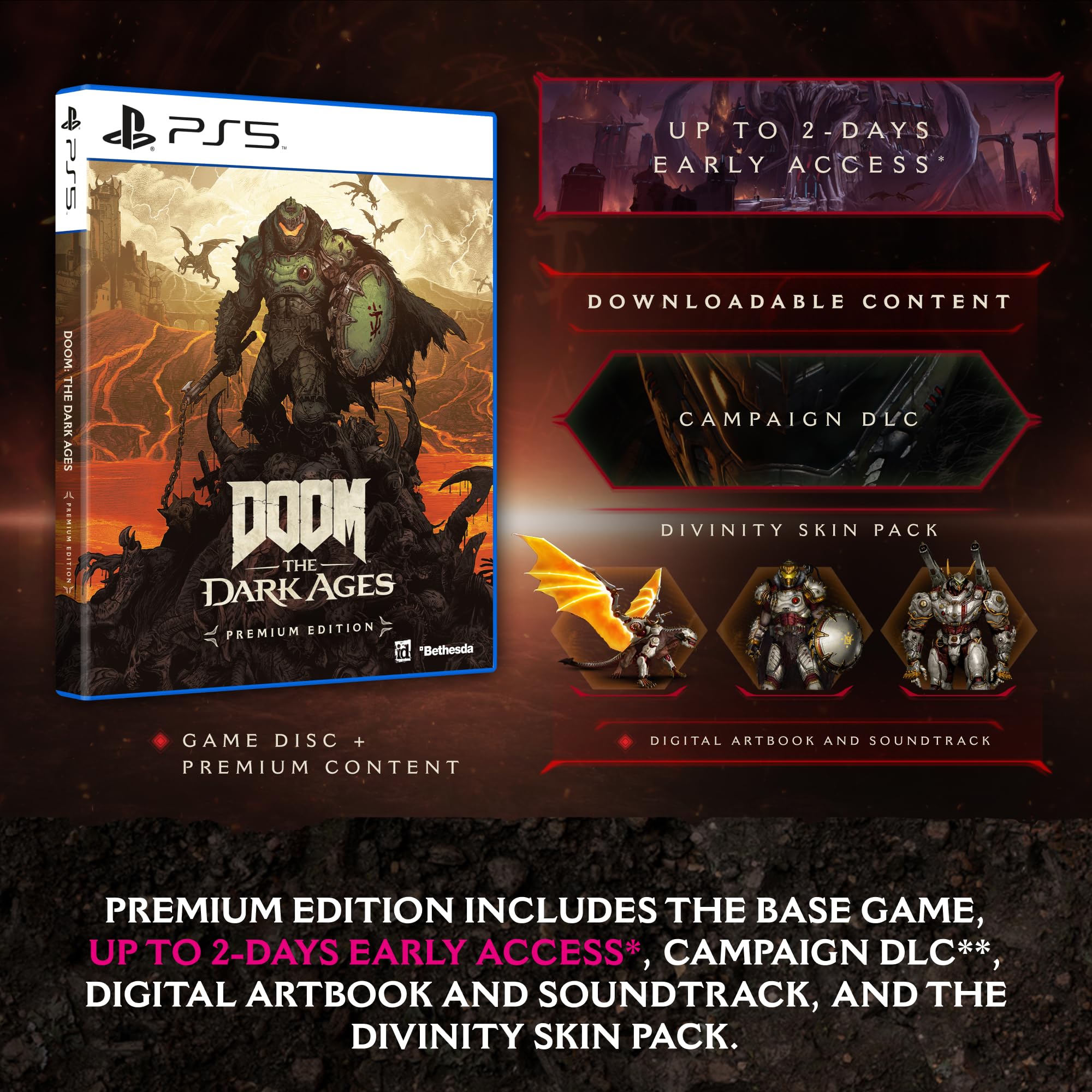 Doom PS5 English EMEA Blu-ray Premium