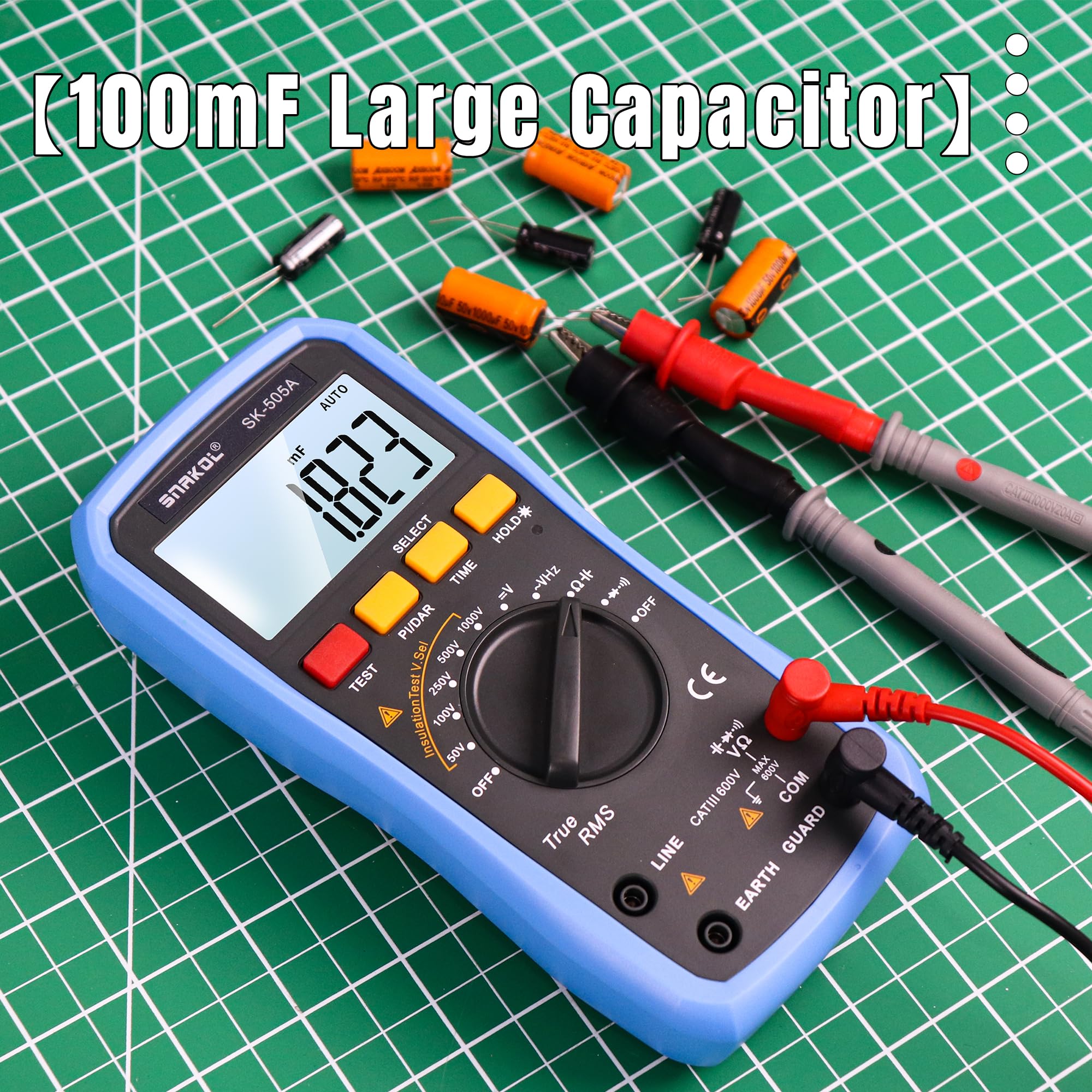 Ground Resistance Tester - AC/DC Voltage Meter -4