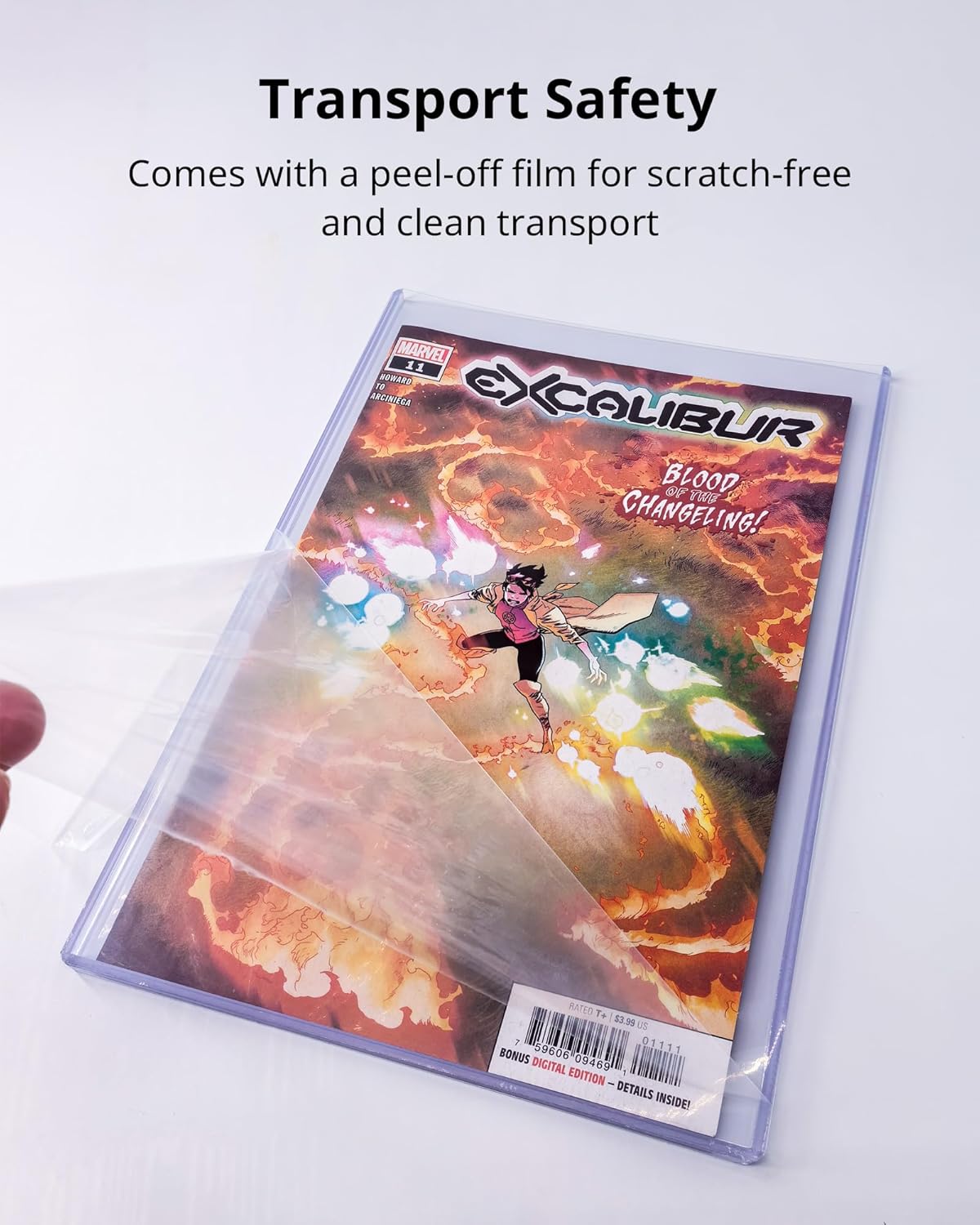 Current Comic Book Top Loaders - Toploader Hard Plastic for Storage and Display, 10 Count