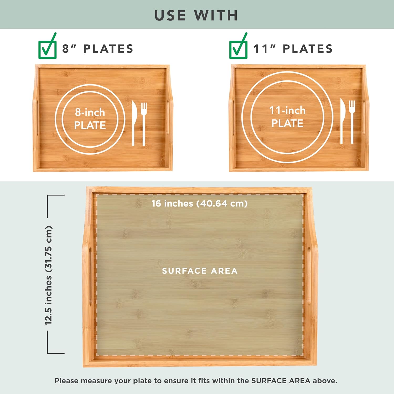 Natural Bamboo Lap Tray with Detachable Cushion
