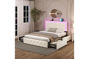 Full Size Bed Frame with Storage: Complete Bedroom Furniture