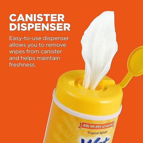 Miniatura 4 de Wet Ones Toallitas multiusos para perros con aloe vera para mascotas, 50 unidades, paquete de 3, toallitas para perros para todos los perros en