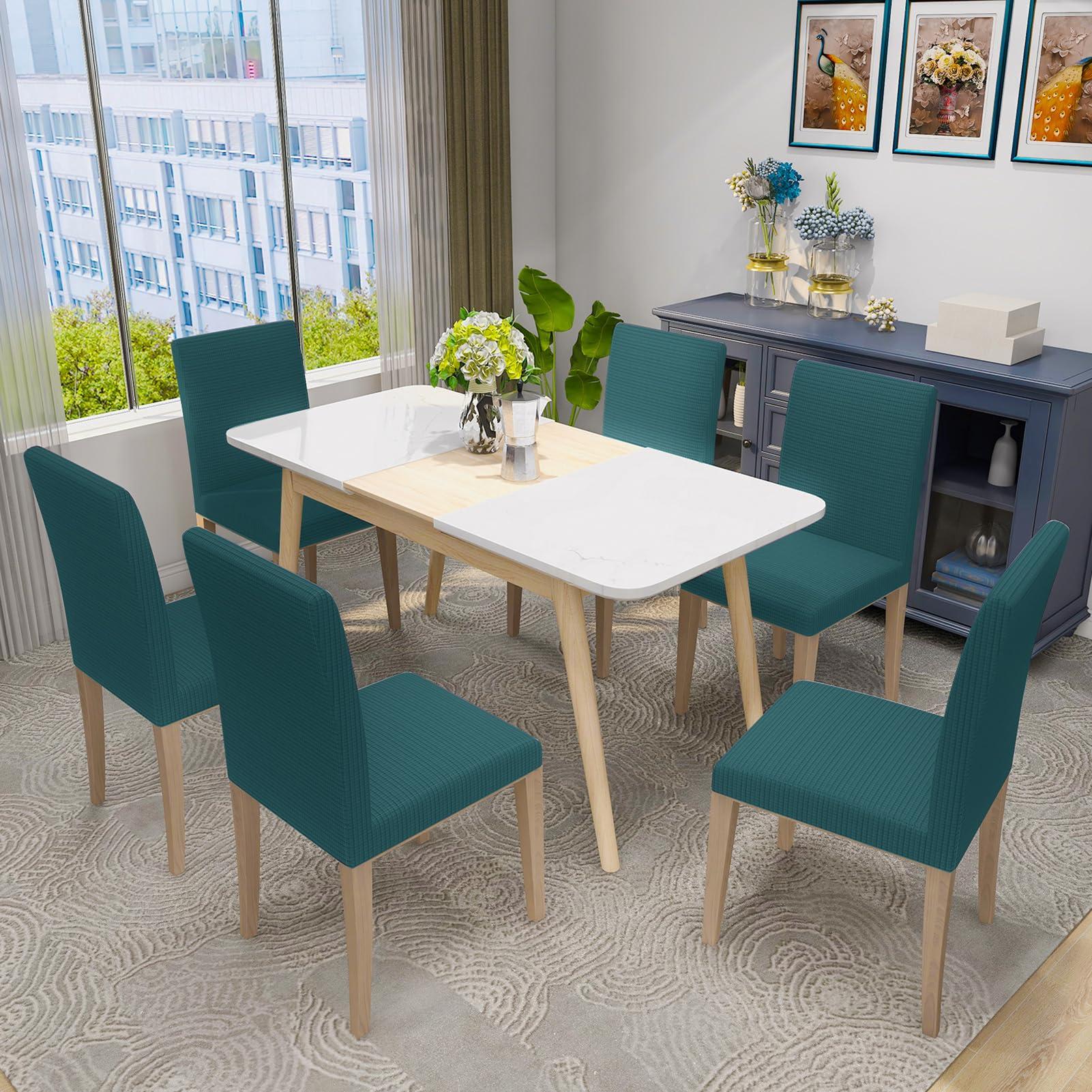 Fundas para sillas de Comedor, Fundas elásticas para sillas, Fundas Protect