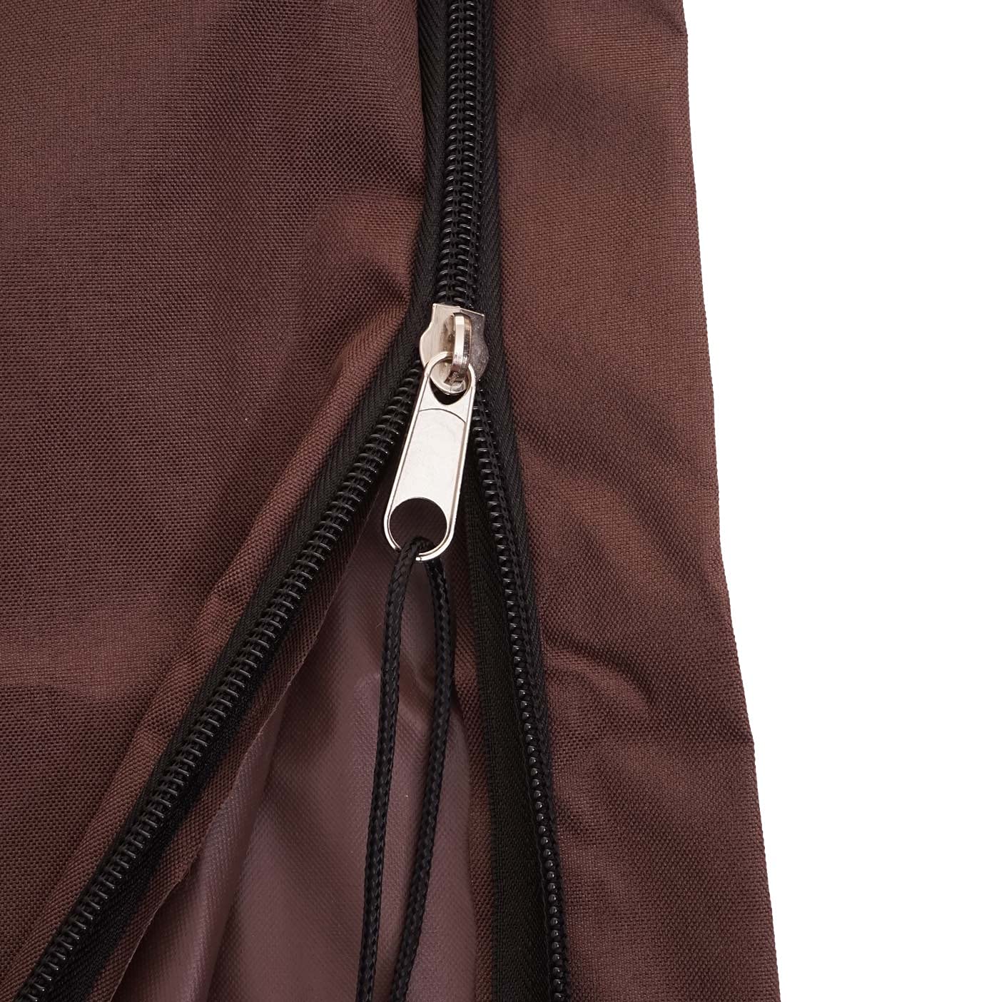 Copriombrellone copertura ombrellone ad arco protettiva HWC poliestere con cerniera 3x3m - marrone