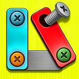 木製ナット＆ボルト ネジマスターパズルゲーム：ネジジャム3Dピンゲーム - ネジソートボルトナットパズル