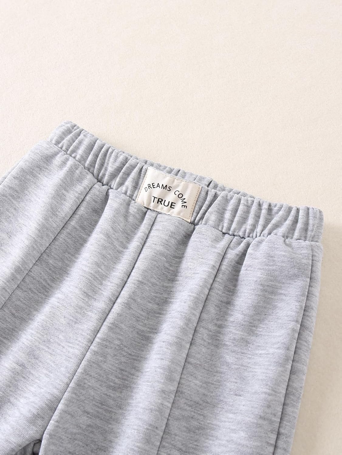 Girls 3 Pcs Wide Leg Sweatpants Casual Elastic Waist Straight Leg Jogger Pants with Pockets - Image 3