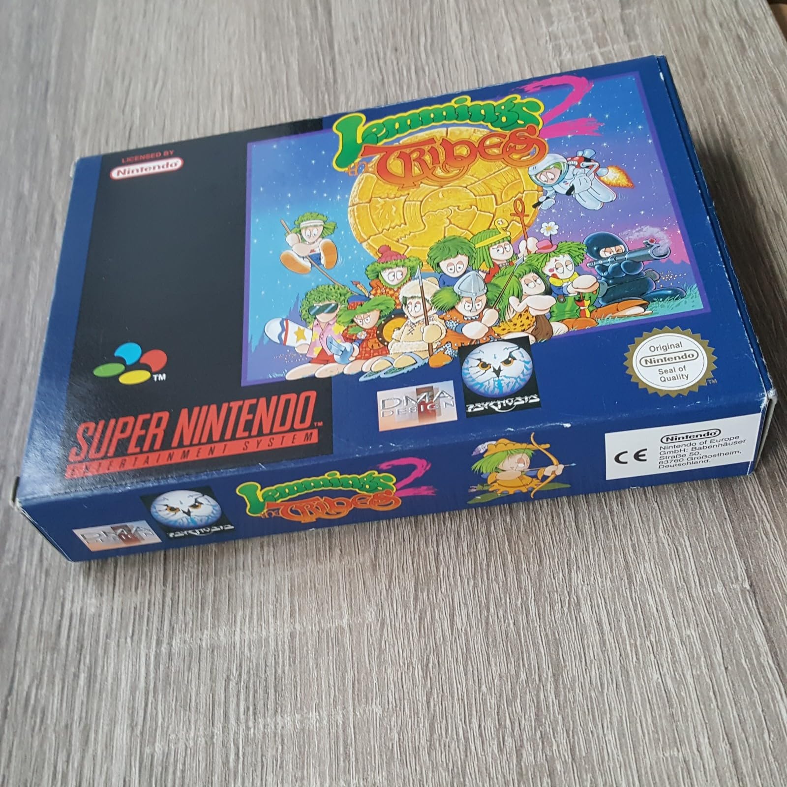 LEMMINGS 2 II THE TRIBES SUPER NINTENDO SUPER NES SNES VIDEO GAME