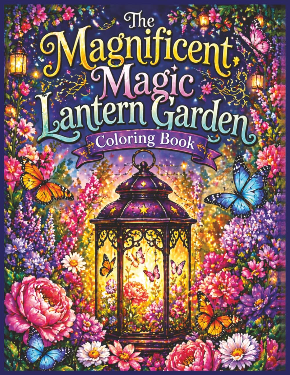 The Magnificent Magic Lantern Garden Coloring Book