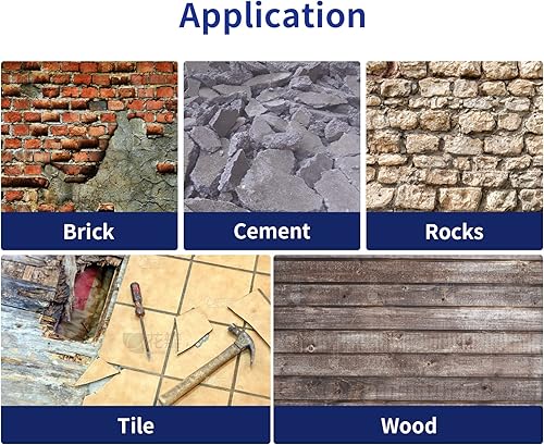 Miniatura 3 de VIAVIC SDS MAX Rascador de suelo, con 2 piezas de hoja resistente de 6 pulgadas y mango de 25 pulgadas, brocas de cincel SDS Max para martillo de