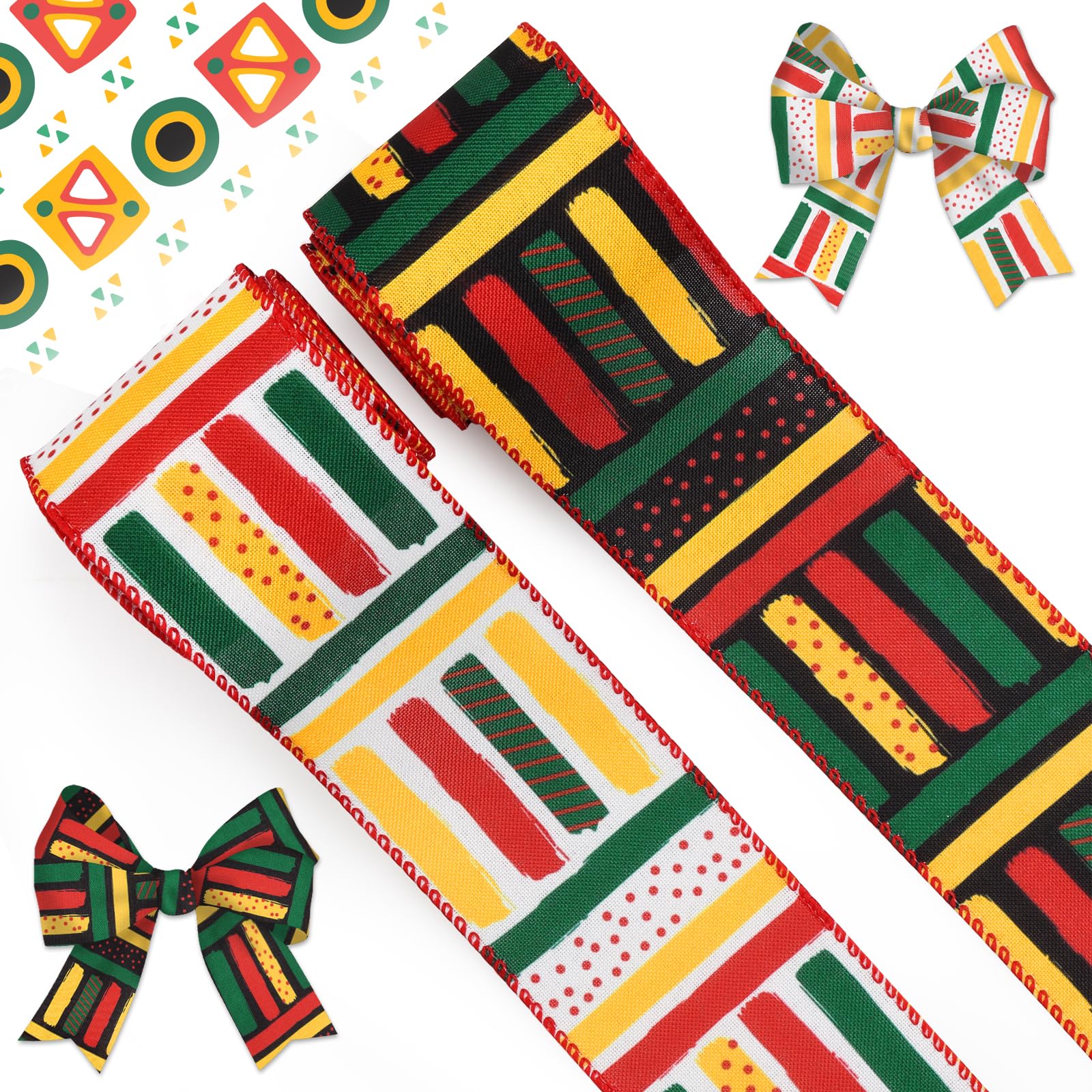 Amazon.com: Juneteenth Edge Wired Ribbon - 2.5
