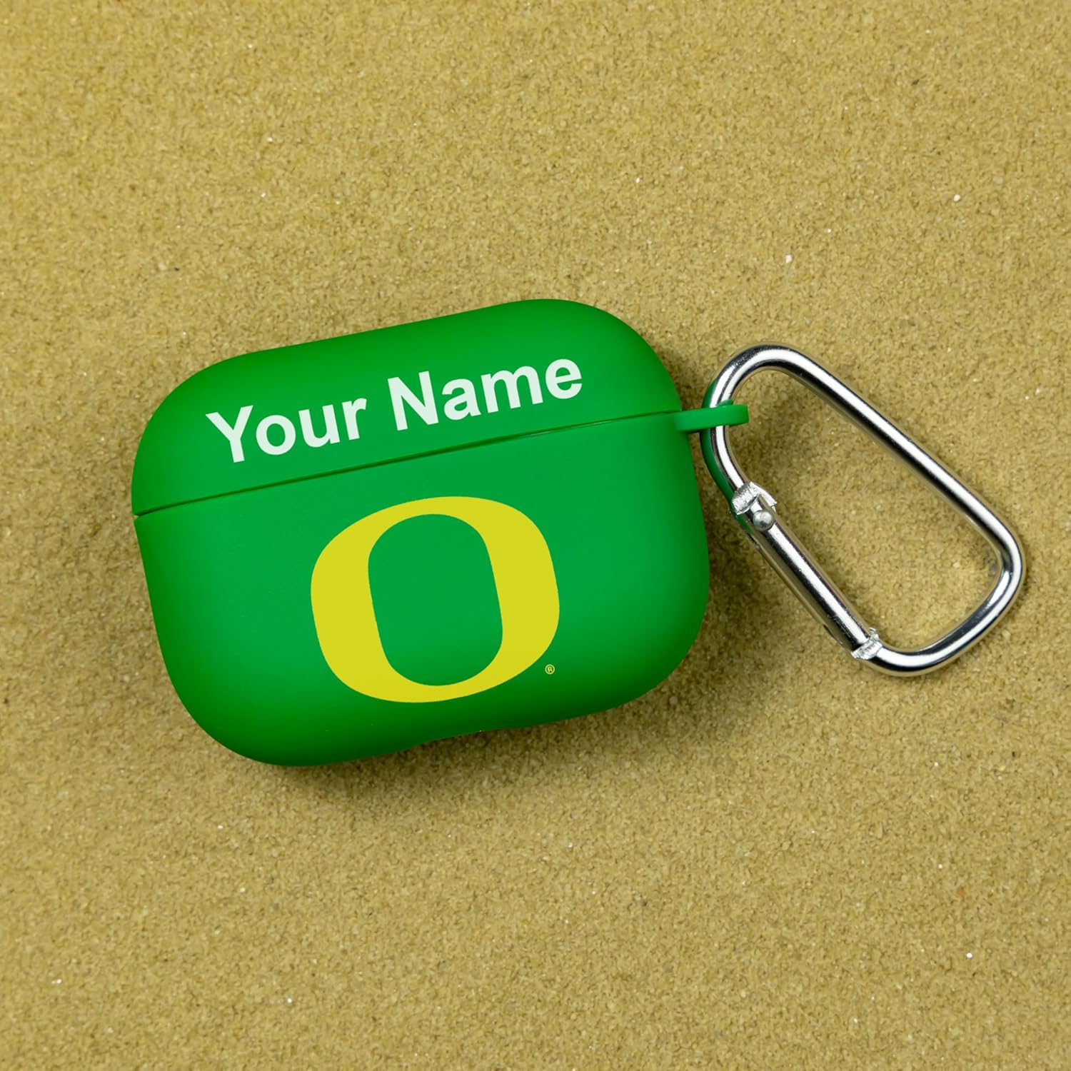 Affinity Bands Oregon Ducks Custom Name HD Case Cover Compatible with Apple AirPods Pro 1 & 2 (Clover)