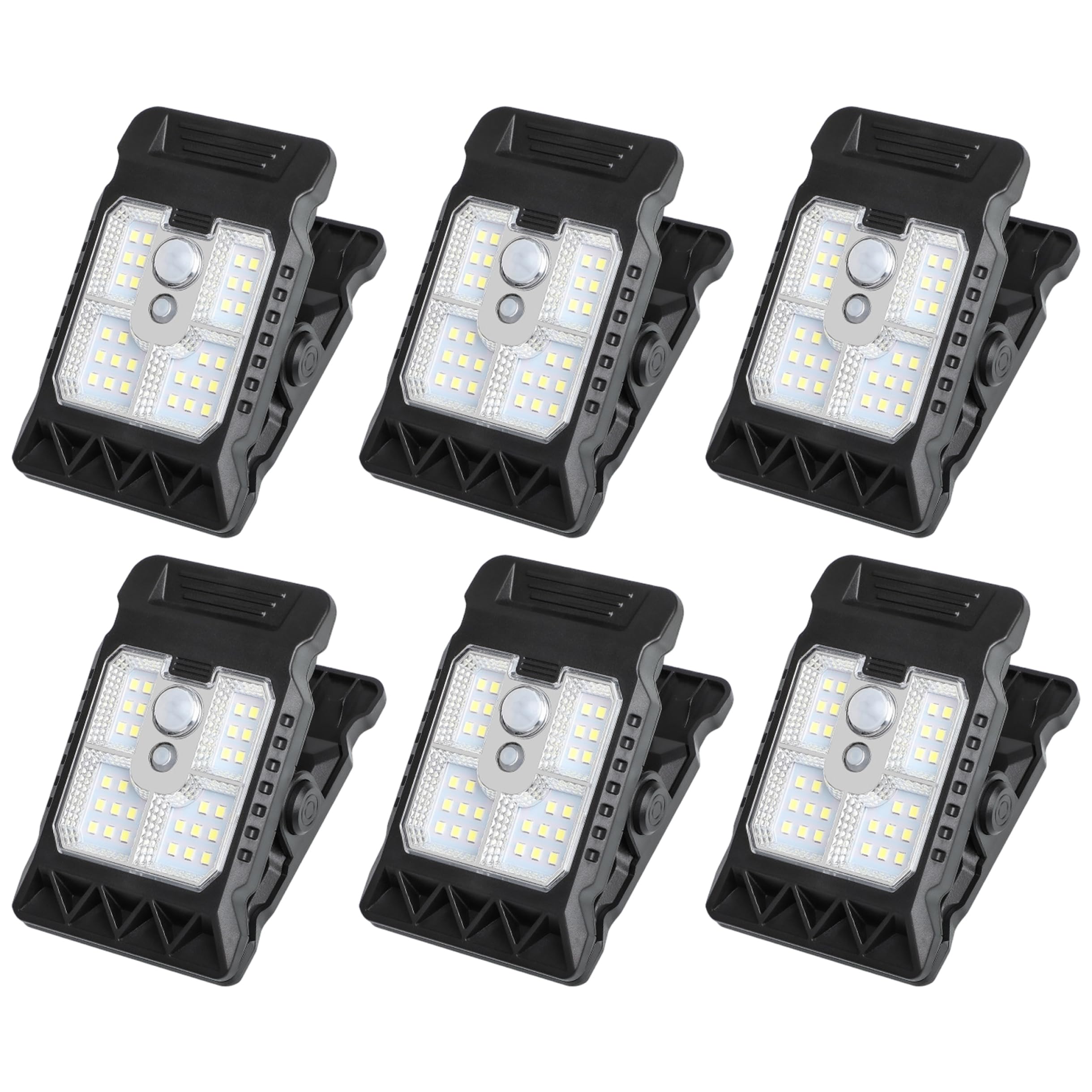 Whyzsjnclg Solar Clip Light with Motion Sensor Clip On Outdoor Waterproof for Fence Branches Yard, Black
