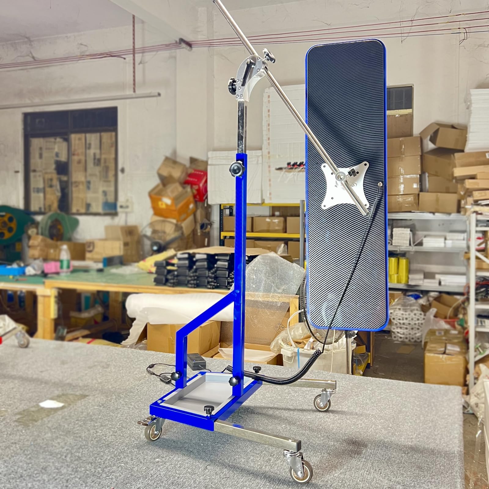 Lampa Do Bezlakierowych Napraw Wgnieceń Z Uchwytem Do Regulacji, 3-stopniowa Regulacja Temperatury Barwowej, Indywidualna Kontrola Jasności, Narzędzie Do Testowania Wgnieceń Karoserii 93 * 26 Cm