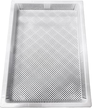 Stackable Tray Plastic Drying Rack for Doll Clothes, Shoes, Accessories, Gummy Candy, Soap, Craft and Food Supplies- Stackable to up 35 Pieces, Ventilated, and Swivel Lockable Wheels