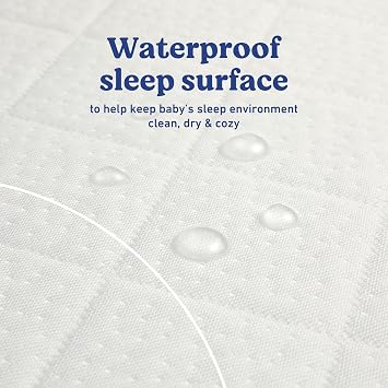 Graco Premium Waterproof Crib and Toddler Mattress Protector, 2 Pack