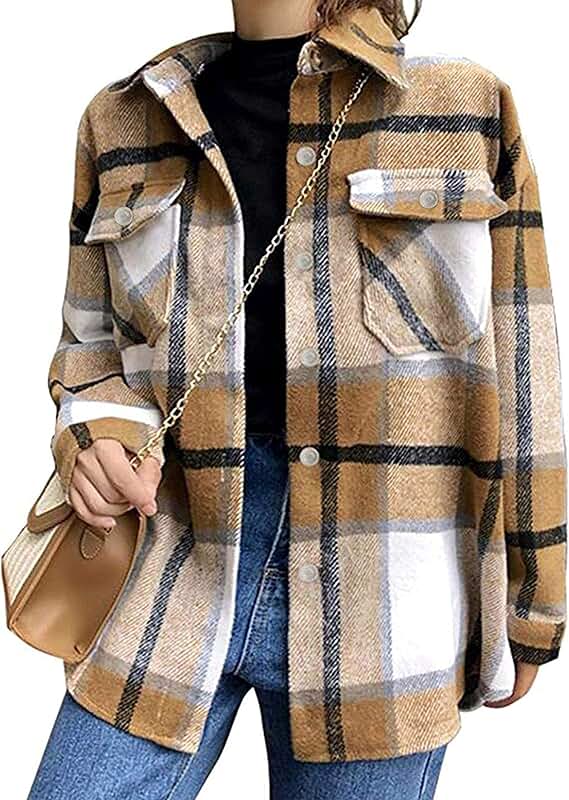 women's flannel shirt jacket
