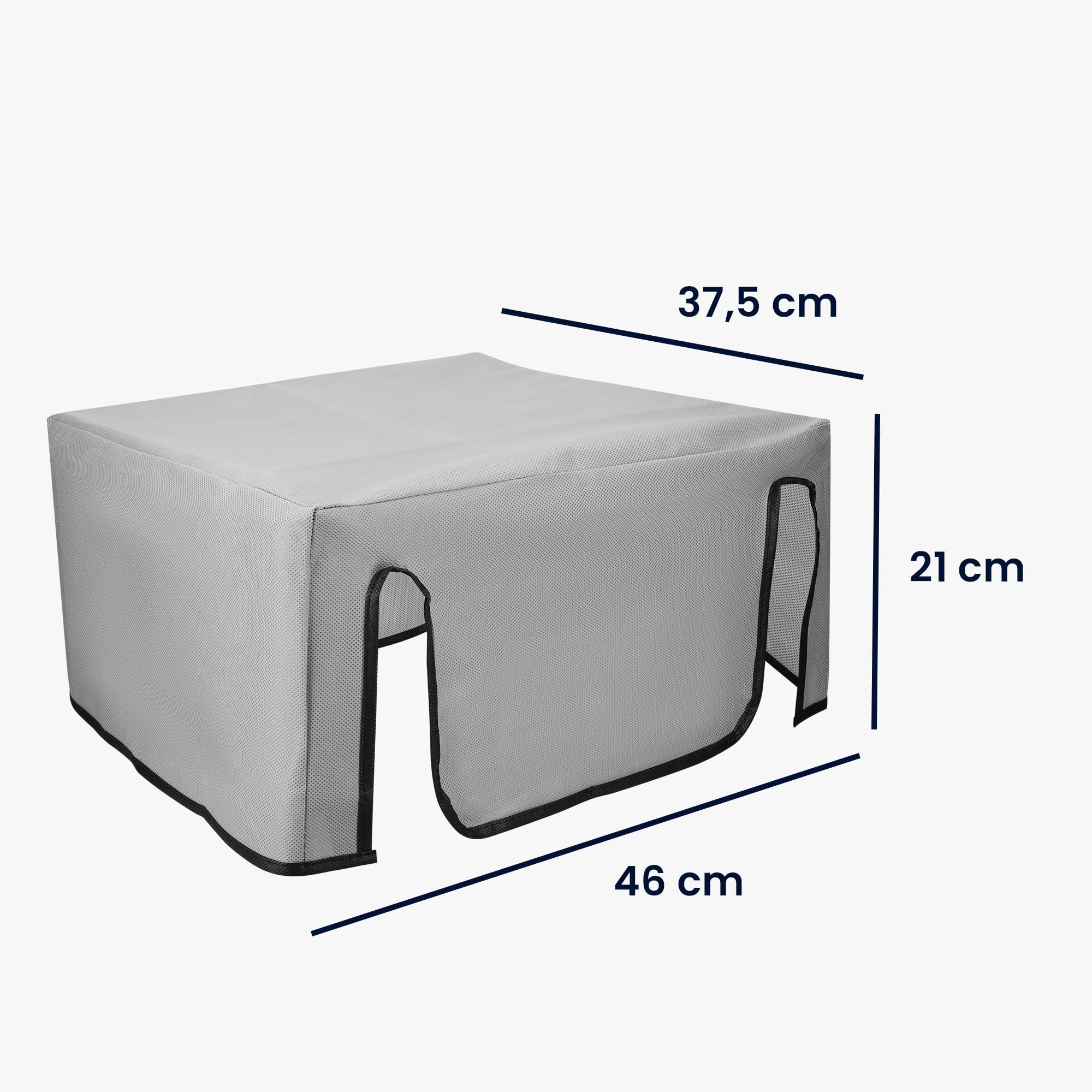 kwmobile Housse de protection pour imprimante Canon Pixma TS9550 G6050 TR7550 TR8550 gris clair